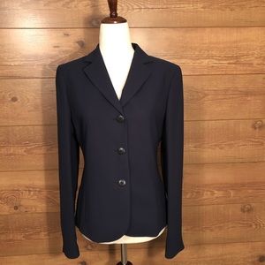 Casual Corner sz 4 Navy Blue Blazer